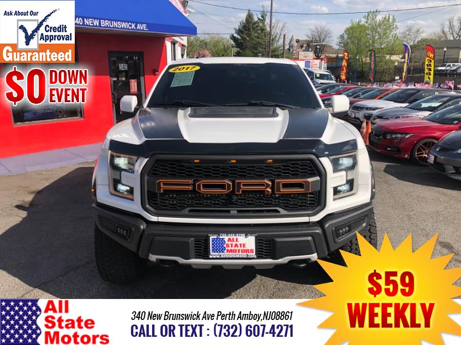 2017 Ford F-150 Raptor 4WD SuperCrew 5.5'' Box, available for sale in Perth Amboy, New Jersey | All State Motor Inc. Perth Amboy, New Jersey 2017 Ford F-150 Raptor 4WD SuperCrew 5.5'' Box, available for sale in Perth Amboy, New Jersey | All State Motor Inc. Perth Amboy, New Jersey