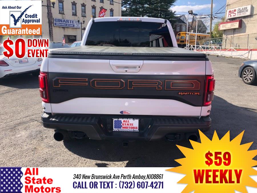 2017 Ford F-150 Raptor 4WD SuperCrew 5.5'' Box, available for sale in Perth Amboy, New Jersey | All State Motor Inc. Perth Amboy, New Jersey 2017 Ford F-150 Raptor 4WD SuperCrew 5.5'' Box, available for sale in Perth Amboy, New Jersey | All State Motor Inc. Perth Amboy, New Jersey