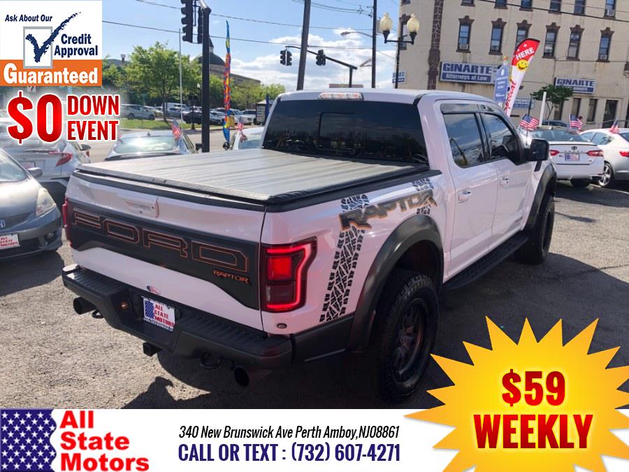 2017 Ford F-150 Raptor 4WD SuperCrew 5.5'' Box, available for sale in Perth Amboy, New Jersey | All State Motor Inc. Perth Amboy, New Jersey 2017 Ford F-150 Raptor 4WD SuperCrew 5.5'' Box, available for sale in Perth Amboy, New Jersey | All State Motor Inc. Perth Amboy, New Jersey