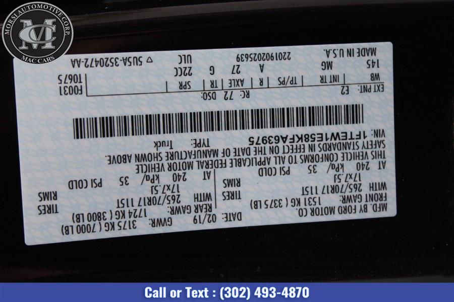 2019 Ford F-150 XLT 4WD SuperCrew 5.5'' Box, available for sale in New Castle, Delaware | Morsi Automotive Corp. New Castle, Delaware 2019 Ford F-150 XLT 4WD SuperCrew 5.5'' Box, available for sale in New Castle, Delaware | Morsi Automotive Corp. New Castle, Delaware