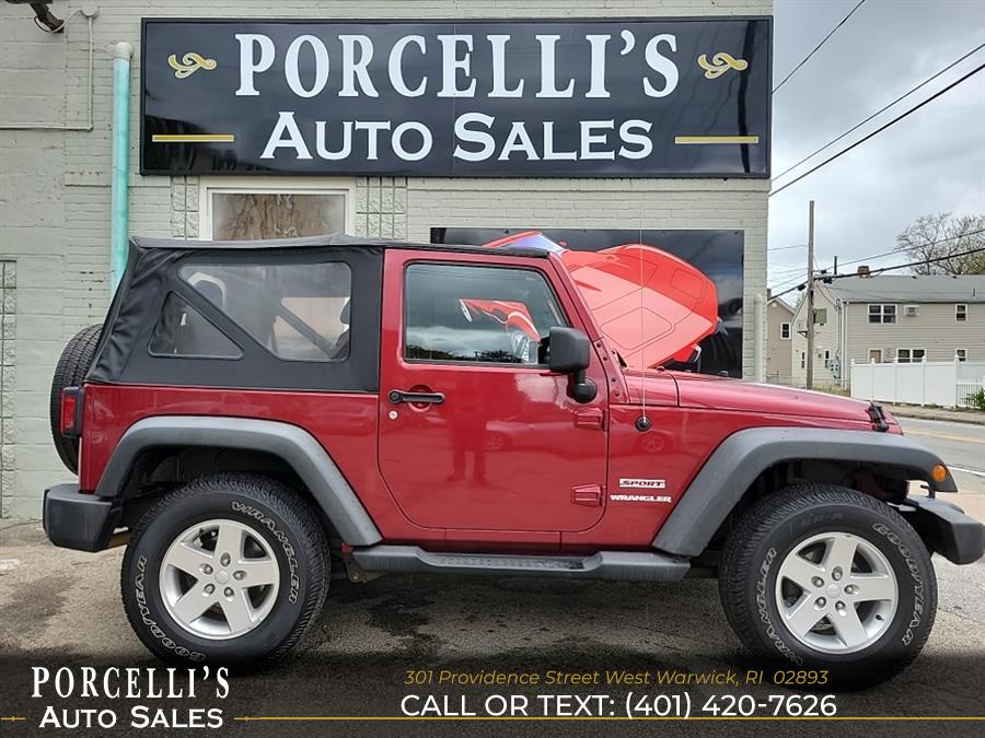 2011 Jeep Wrangler 4WD 2dr Sport, available for sale in West Warwick, Rhode Island | Porcelli's Auto Sales. West Warwick, Rhode Island