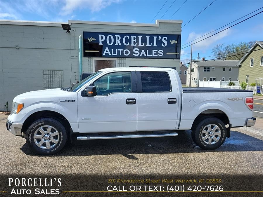 2013 Ford F-150 4WD SuperCrew 157" XLT, available for sale in West Warwick, Rhode Island | Porcelli's Auto Sales. West Warwick, Rhode Island