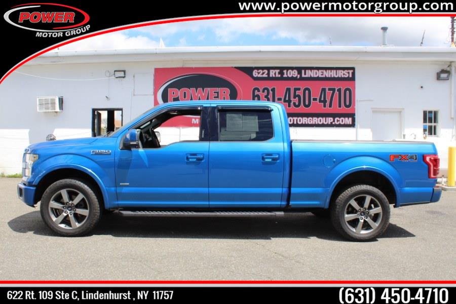 2016 Ford F-150 4WD SuperCrew 157" Lariat, available for sale in Lindenhurst, New York | Power Motor Group. Lindenhurst, New York 2016 Ford F-150 4WD SuperCrew 157" Lariat, available for sale in Lindenhurst, New York | Power Motor Group. Lindenhurst, New York