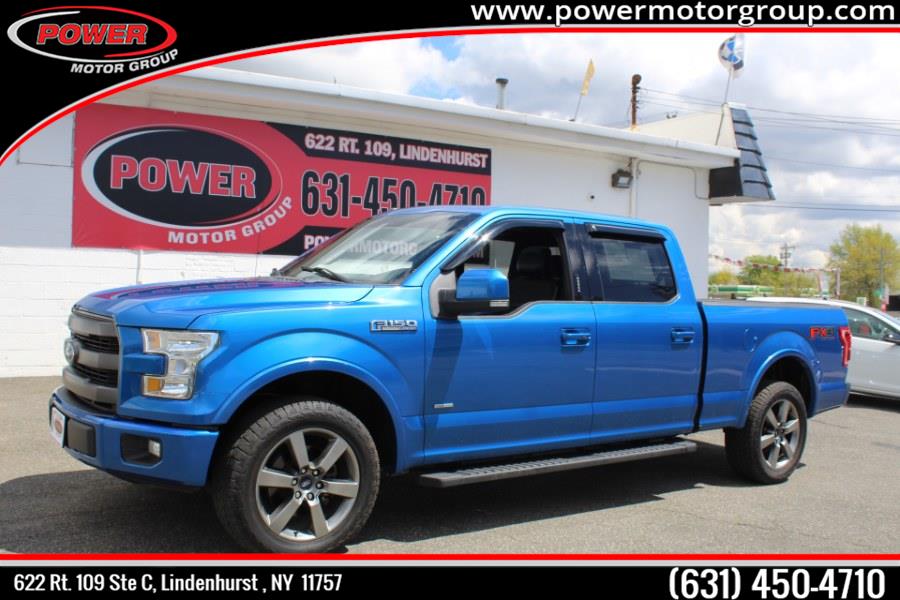 2016 Ford F-150 4WD SuperCrew 157" Lariat, available for sale in Lindenhurst, New York | Power Motor Group. Lindenhurst, New York 2016 Ford F-150 4WD SuperCrew 157" Lariat, available for sale in Lindenhurst, New York | Power Motor Group. Lindenhurst, New York