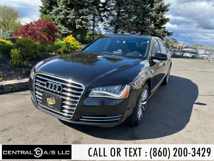 2013 Audi A8 L 4dr Sdn 3.0L, available for sale in East Windsor, Connecticut | Central A/S LLC. East Windsor, Connecticut 2013 Audi A8 L 4dr Sdn 3.0L, available for sale in East Windsor, Connecticut | Central A/S LLC. East Windsor, Connecticut