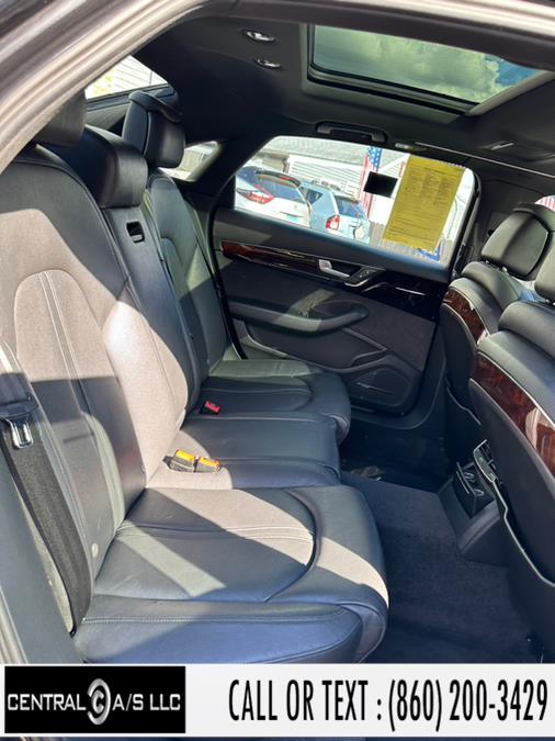 2013 Audi A8 L 4dr Sdn 3.0L, available for sale in East Windsor, Connecticut | Central A/S LLC. East Windsor, Connecticut 2013 Audi A8 L 4dr Sdn 3.0L, available for sale in East Windsor, Connecticut | Central A/S LLC. East Windsor, Connecticut
