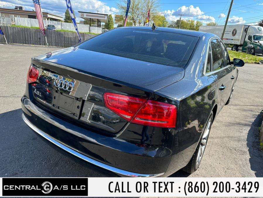 2013 Audi A8 L 4dr Sdn 3.0L, available for sale in East Windsor, Connecticut | Central A/S LLC. East Windsor, Connecticut 2013 Audi A8 L 4dr Sdn 3.0L, available for sale in East Windsor, Connecticut | Central A/S LLC. East Windsor, Connecticut