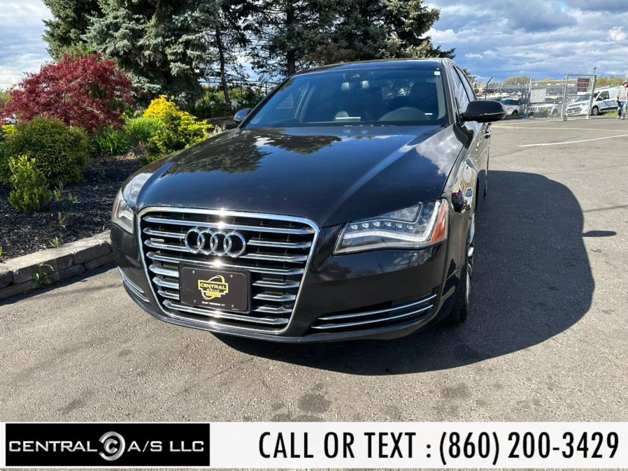 2013 Audi A8 L 4dr Sdn 3.0L, available for sale in East Windsor, Connecticut | Central A/S LLC. East Windsor, Connecticut 2013 Audi A8 L 4dr Sdn 3.0L, available for sale in East Windsor, Connecticut | Central A/S LLC. East Windsor, Connecticut
