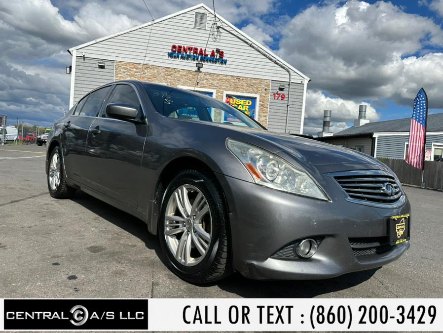 2013 INFINITI G37 Sedan 4dr x AWD, available for sale in East Windsor, Connecticut | Central A/S LLC. East Windsor, Connecticut