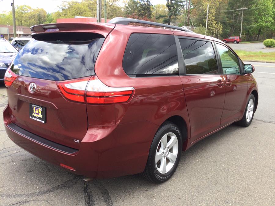 2016 Toyota Sienna 5dr 8-Pass Van LE FWD (Natl), available for sale in Plantsville, Connecticut | L&S Automotive LLC. Plantsville, Connecticut 2016 Toyota Sienna 5dr 8-Pass Van LE FWD (Natl), available for sale in Plantsville, Connecticut | L&S Automotive LLC. Plantsville, Connecticut