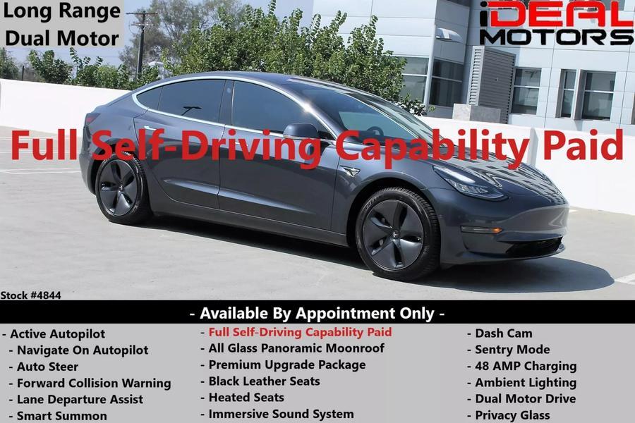 2020 Tesla Model 3 Long Range Sedan 4D, available for sale in Costa Mesa, California | Ideal Motors. Costa Mesa, California
