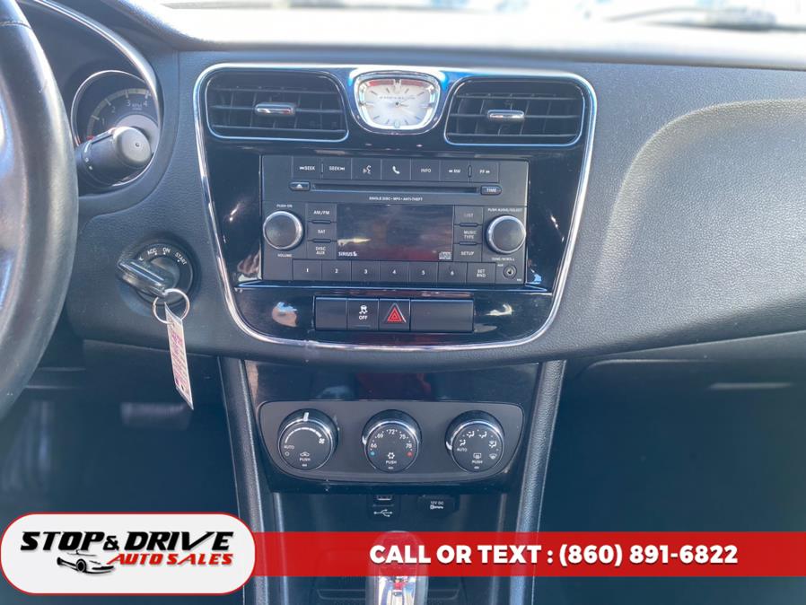 2013 Chrysler 200 4dr Sdn Touring, available for sale in East Windsor, Connecticut | Stop & Drive Auto Sales. East Windsor, Connecticut 2013 Chrysler 200 4dr Sdn Touring, available for sale in East Windsor, Connecticut | Stop & Drive Auto Sales. East Windsor, Connecticut