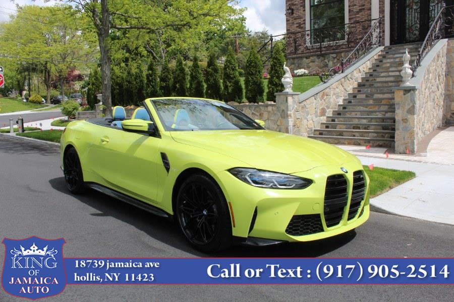 2022 BMW M4 Competition xDrive Convertible, available for sale in Hollis, New York | King of Jamaica Auto Inc. Hollis, New York 2022 BMW M4 Competition xDrive Convertible, available for sale in Hollis, New York | King of Jamaica Auto Inc. Hollis, New York