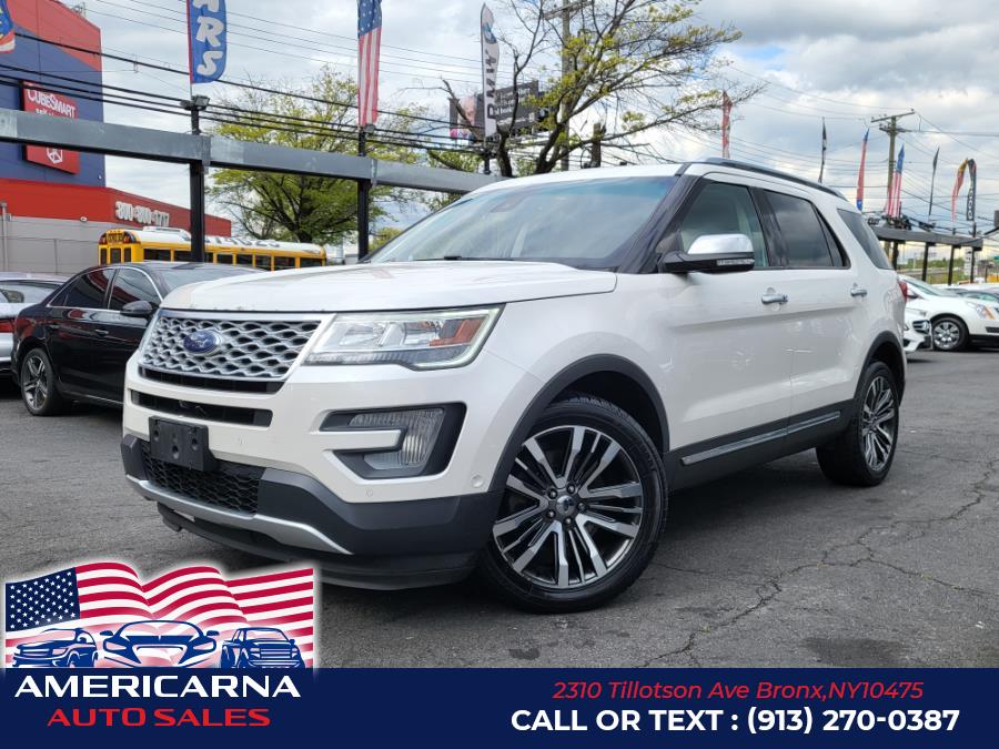 2016 Ford Explorer 4WD 4dr Platinum, available for sale in Bronx, New York | Americarna Auto Sales LLC. Bronx, New York