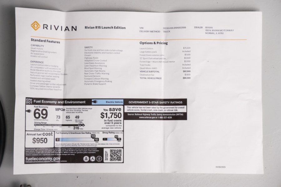 2022 Rivian R1S Launch Edition AWD, available for sale in North Salem, New York | Meccanic Shop North Inc. North Salem, New York 2022 Rivian R1S Launch Edition AWD, available for sale in North Salem, New York | Meccanic Shop North Inc. North Salem, New York
