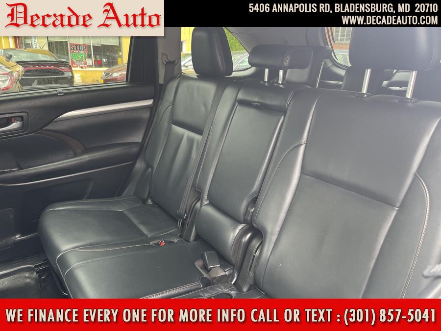 2017 Toyota Highlander XLE V6 AWD (Natl), available for sale in Bladensburg, Maryland | Decade Auto. Bladensburg, Maryland 2017 Toyota Highlander XLE V6 AWD (Natl), available for sale in Bladensburg, Maryland | Decade Auto. Bladensburg, Maryland