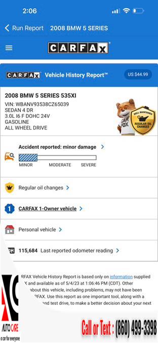 2008 BMW 5 Series 4dr Sdn 535xi AWD, available for sale in Vernon , Connecticut | Auto Care Motors. Vernon , Connecticut 2008 BMW 5 Series 4dr Sdn 535xi AWD, available for sale in Vernon , Connecticut | Auto Care Motors. Vernon , Connecticut