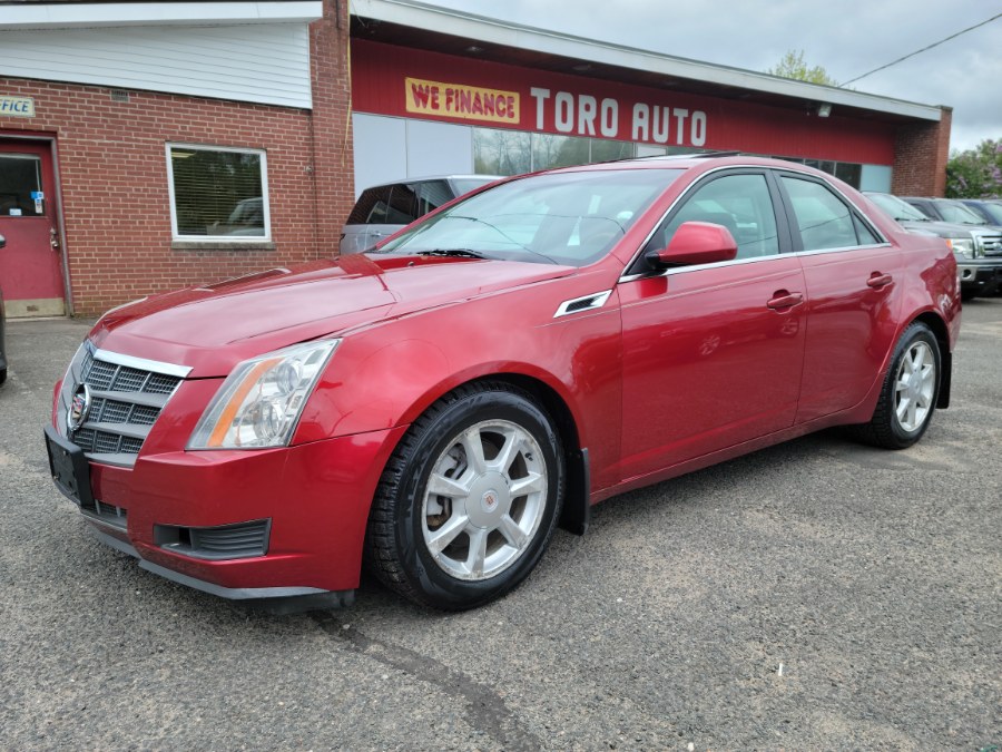2009 Cadillac CTS 4dr Sdn AWD w/1SB Leather & Panoramic Roof, available for sale in East Windsor, Connecticut | Toro Auto. East Windsor, Connecticut