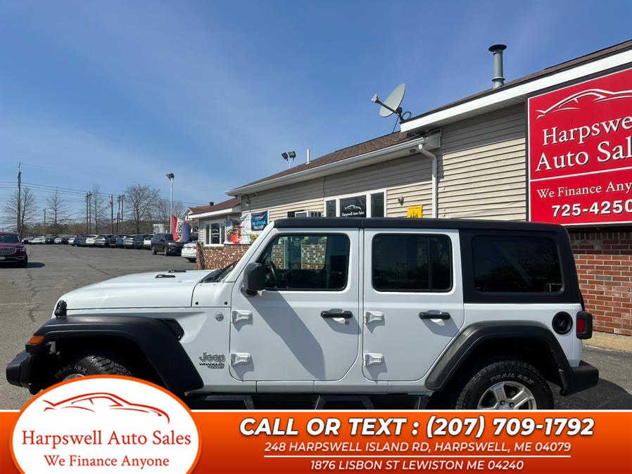 2020 Jeep Wrangler Unlimited Sport S 4x4, available for sale in Harpswell, Maine | Harpswell Auto Sales Inc. Harpswell, Maine 2020 Jeep Wrangler Unlimited Sport S 4x4, available for sale in Harpswell, Maine | Harpswell Auto Sales Inc. Harpswell, Maine
