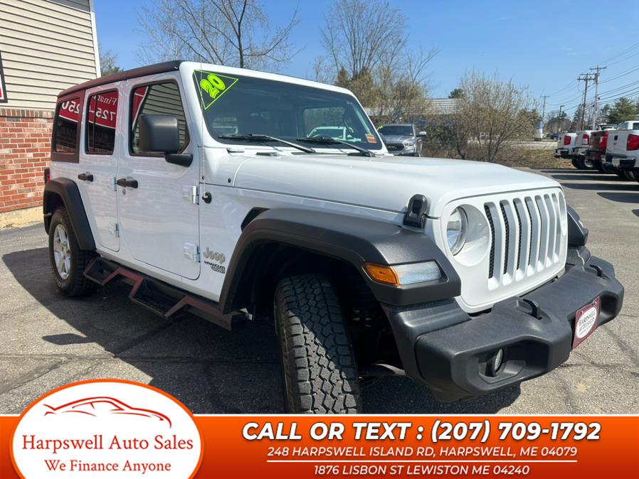 2020 Jeep Wrangler Unlimited Sport S 4x4, available for sale in Harpswell, Maine | Harpswell Auto Sales Inc. Harpswell, Maine 2020 Jeep Wrangler Unlimited Sport S 4x4, available for sale in Harpswell, Maine | Harpswell Auto Sales Inc. Harpswell, Maine