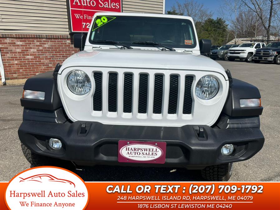2020 Jeep Wrangler Unlimited Sport S 4x4, available for sale in Harpswell, Maine | Harpswell Auto Sales Inc. Harpswell, Maine 2020 Jeep Wrangler Unlimited Sport S 4x4, available for sale in Harpswell, Maine | Harpswell Auto Sales Inc. Harpswell, Maine