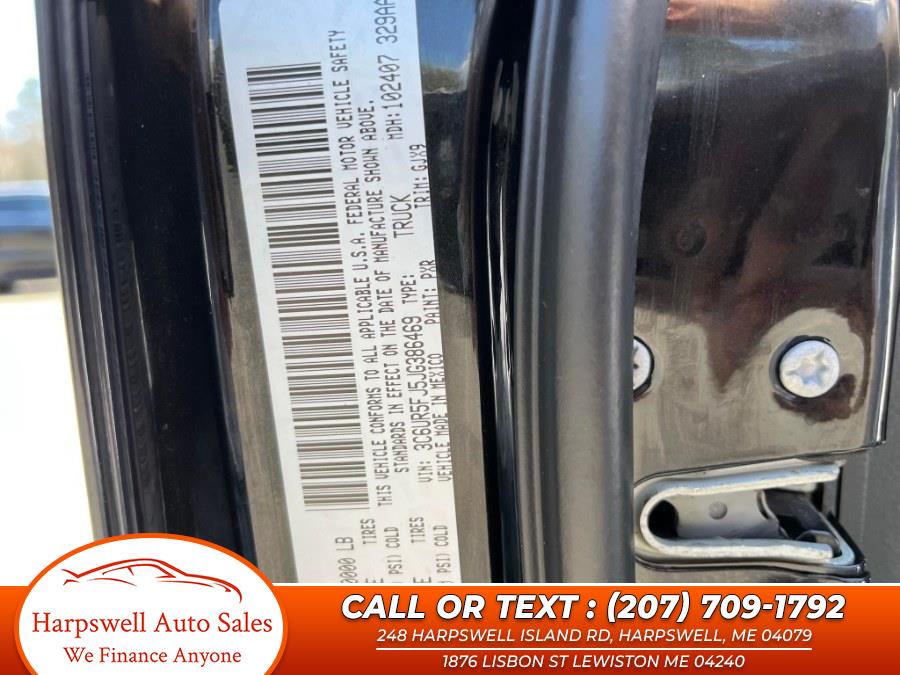 2018 Ram 2500 Laramie 4x4 Crew Cab 6''4" Box, available for sale in Harpswell, Maine | Harpswell Auto Sales Inc. Harpswell, Maine 2018 Ram 2500 Laramie 4x4 Crew Cab 6''4" Box, available for sale in Harpswell, Maine | Harpswell Auto Sales Inc. Harpswell, Maine