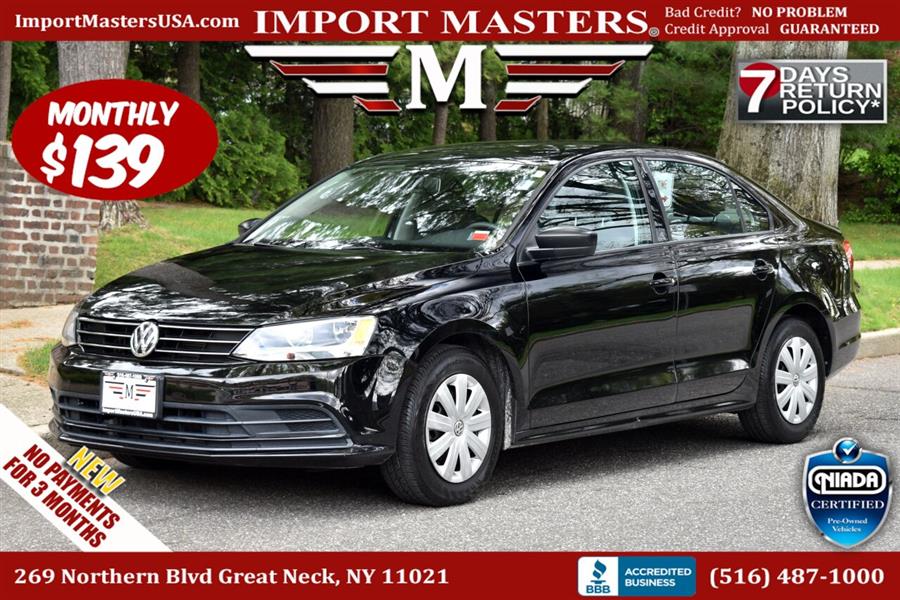 2015 Volkswagen Jetta 2.0L S, available for sale in Great Neck, New York | Camy Cars. Great Neck, New York