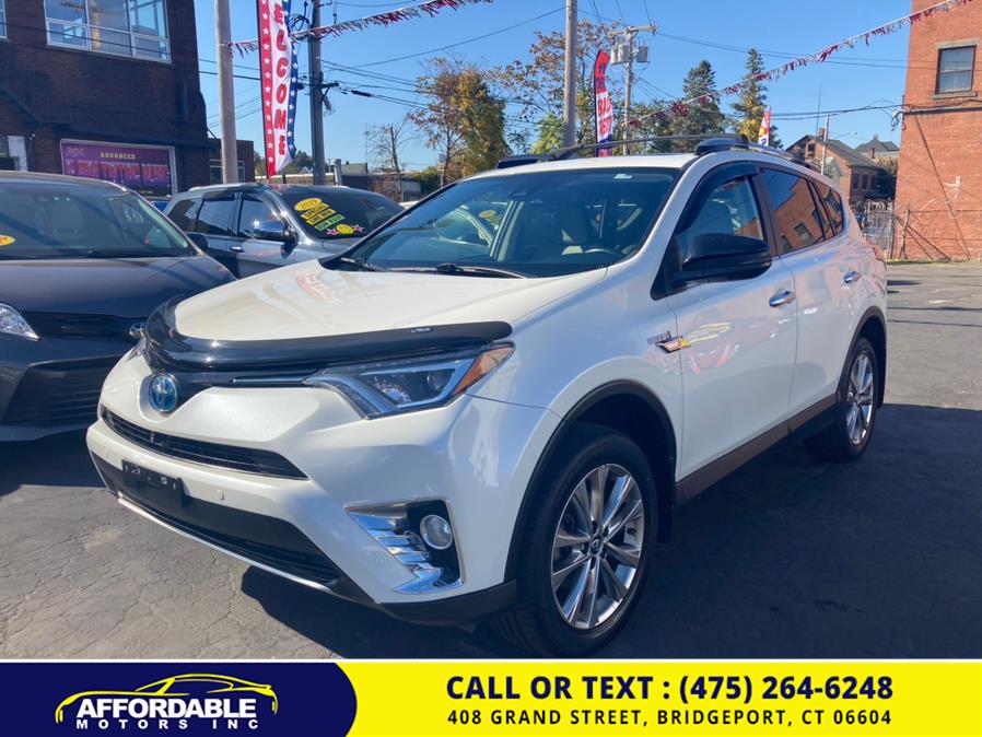 2018 Toyota RAV4 Hybrid Limited AWD (Natl), available for sale in Bridgeport, Connecticut | Affordable Motors Inc. Bridgeport, Connecticut