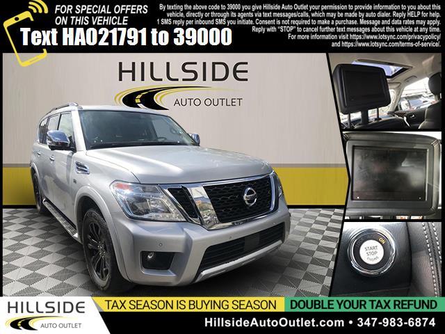 2019 Nissan Armada Platinum, available for sale in Jamaica, New York | Hillside Auto Outlet. Jamaica, New York 2019 Nissan Armada Platinum, available for sale in Jamaica, New York | Hillside Auto Outlet. Jamaica, New York