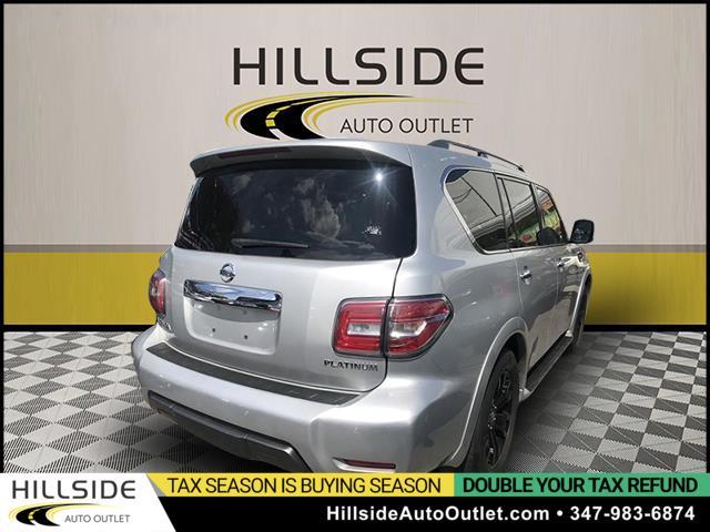 2019 Nissan Armada Platinum, available for sale in Jamaica, New York | Hillside Auto Outlet. Jamaica, New York 2019 Nissan Armada Platinum, available for sale in Jamaica, New York | Hillside Auto Outlet. Jamaica, New York