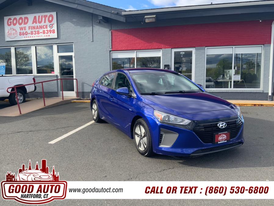 2019 Hyundai Ioniq Hybrid Blue Hatchback, available for sale in Hartford, Connecticut | Good Auto LLC. Hartford, Connecticut 2019 Hyundai Ioniq Hybrid Blue Hatchback, available for sale in Hartford, Connecticut | Good Auto LLC. Hartford, Connecticut