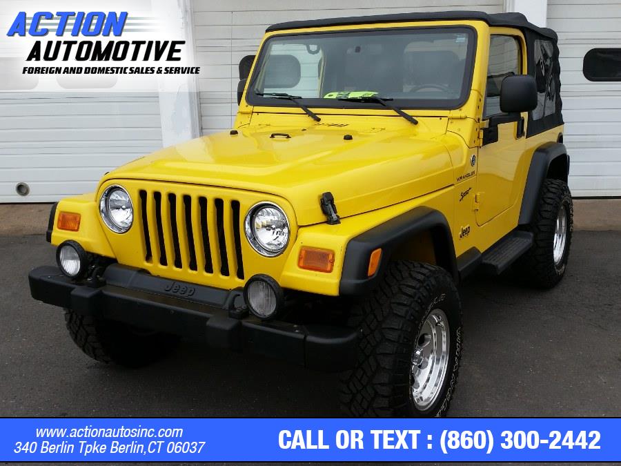 Used Jeep Wrangler 2dr Sport 2002 | Action Automotive. Berlin, Connecticut