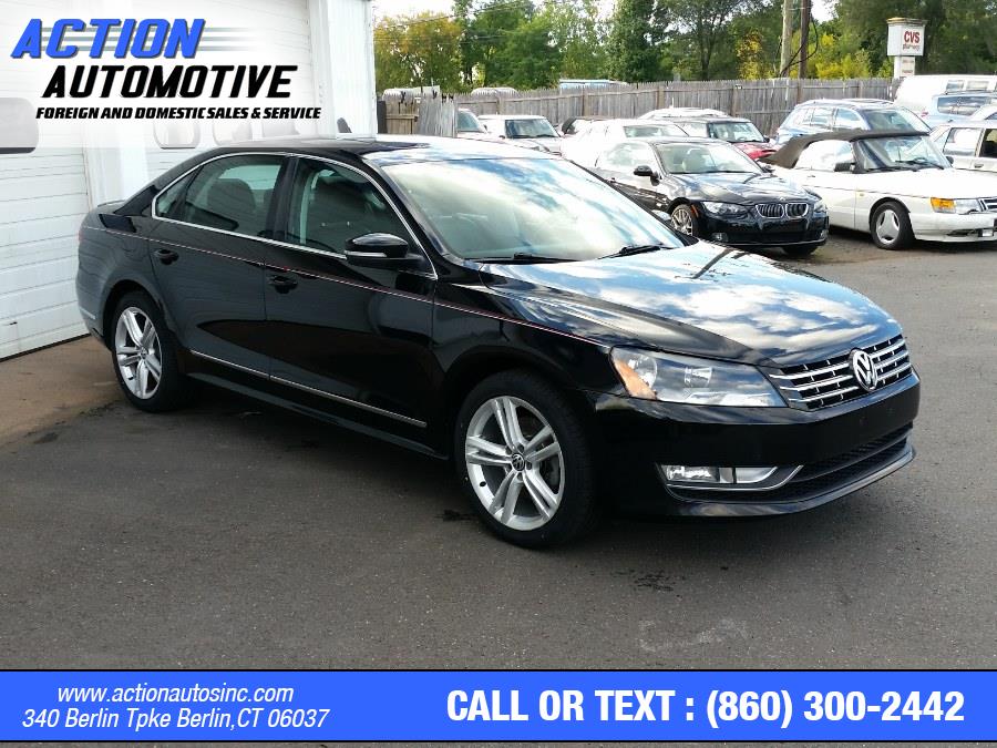 2013 Volkswagen Passat 4dr Sdn 3.6L V6 DSG SEL Premium, available for sale in Berlin, Connecticut | Action Automotive. Berlin, Connecticut 2013 Volkswagen Passat 4dr Sdn 3.6L V6 DSG SEL Premium, available for sale in Berlin, Connecticut | Action Automotive. Berlin, Connecticut