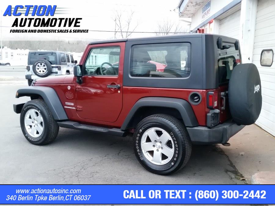 2010 Jeep Wrangler 4WD 2dr Sport, available for sale in Berlin, Connecticut | Action Automotive. Berlin, Connecticut 2010 Jeep Wrangler 4WD 2dr Sport, available for sale in Berlin, Connecticut | Action Automotive. Berlin, Connecticut