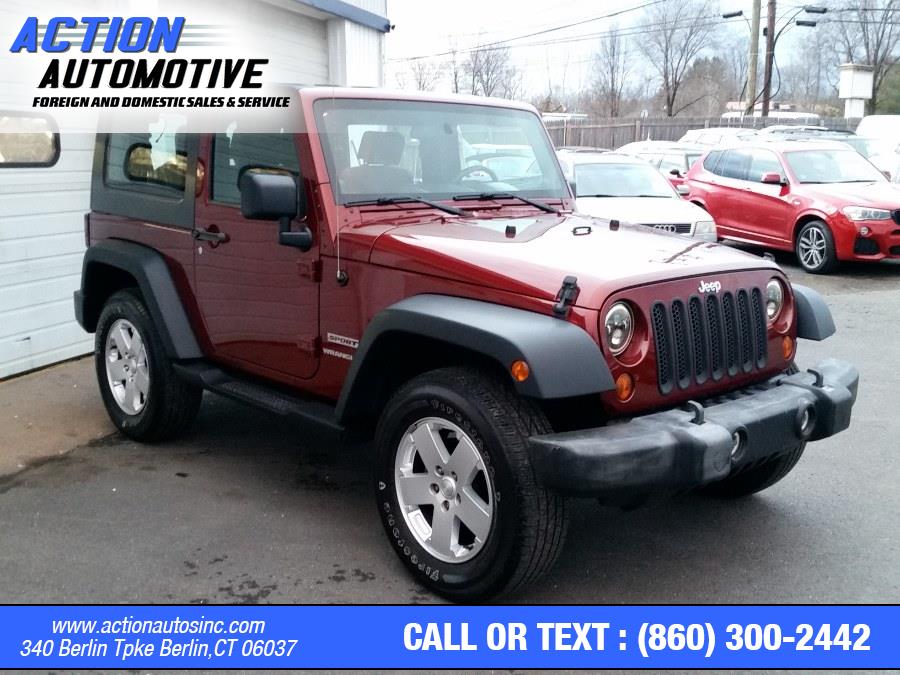 2010 Jeep Wrangler 4WD 2dr Sport, available for sale in Berlin, Connecticut | Action Automotive. Berlin, Connecticut 2010 Jeep Wrangler 4WD 2dr Sport, available for sale in Berlin, Connecticut | Action Automotive. Berlin, Connecticut