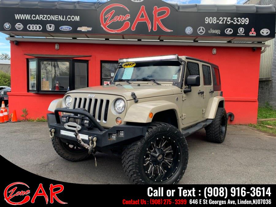 2017 Jeep Wrangler Unlimited Sahara 4x4, available for sale in Linden, New Jersey | Car Zone. Linden, New Jersey