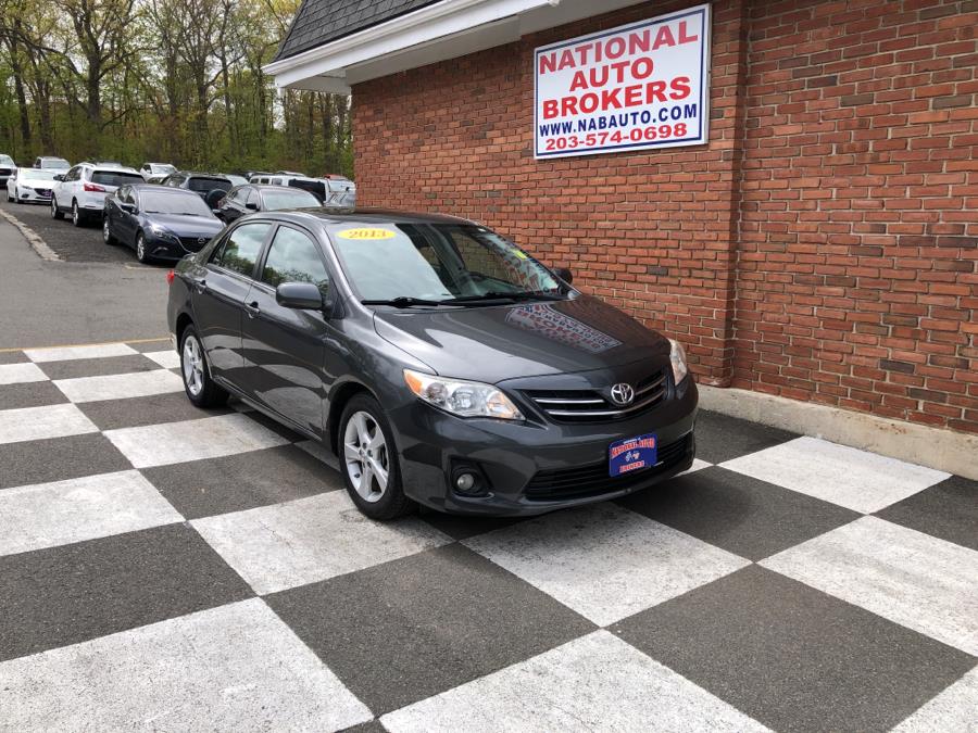 2013 Toyota Corolla 4dr Sdn Auto LE, available for sale in Waterbury, Connecticut | National Auto Brokers, Inc.. Waterbury, Connecticut