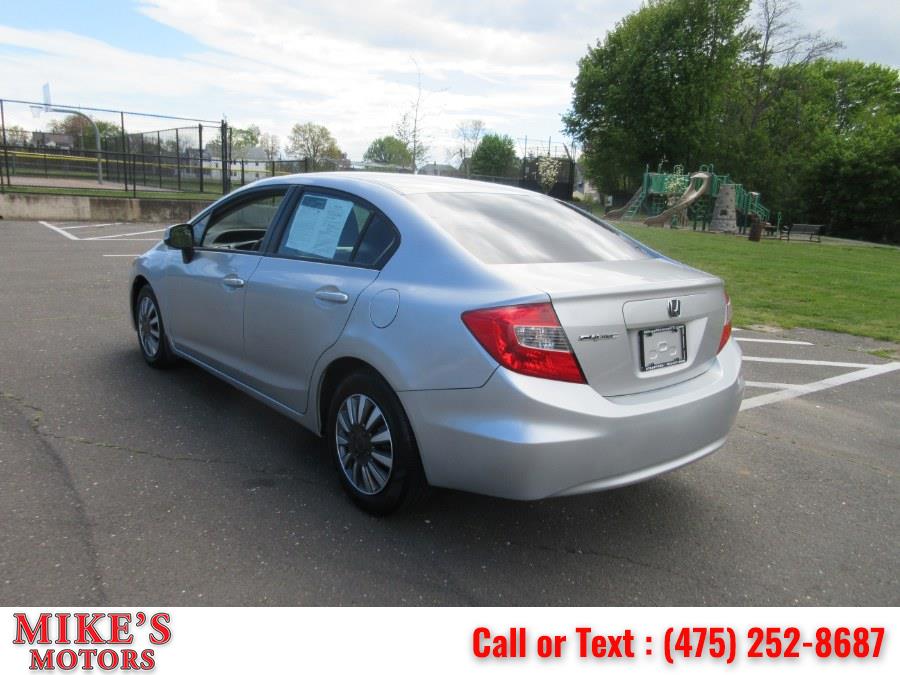 2012 Honda Civic Sdn 4dr Auto LX, available for sale in Stratford, Connecticut | Mike's Motors LLC. Stratford, Connecticut 2012 Honda Civic Sdn 4dr Auto LX, available for sale in Stratford, Connecticut | Mike's Motors LLC. Stratford, Connecticut
