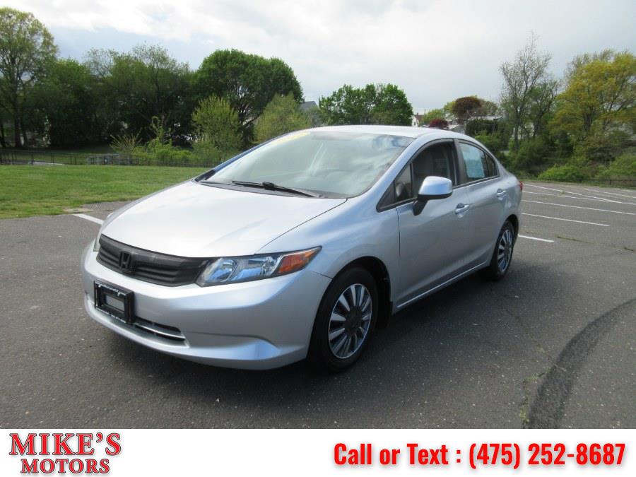 2012 Honda Civic Sdn 4dr Auto LX, available for sale in Stratford, Connecticut | Mike's Motors LLC. Stratford, Connecticut
