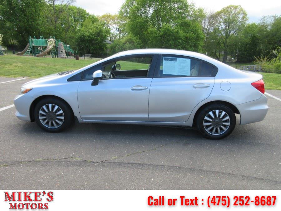 2012 Honda Civic Sdn 4dr Auto LX, available for sale in Stratford, Connecticut | Mike's Motors LLC. Stratford, Connecticut 2012 Honda Civic Sdn 4dr Auto LX, available for sale in Stratford, Connecticut | Mike's Motors LLC. Stratford, Connecticut