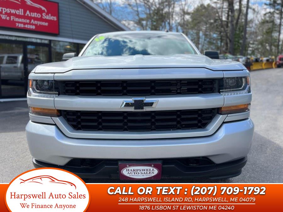 2018 Chevrolet Silverado 1500 4WD Crew Cab 143.5" Custom, available for sale in Harpswell, Maine | Harpswell Auto Sales Inc. Harpswell, Maine 2018 Chevrolet Silverado 1500 4WD Crew Cab 143.5" Custom, available for sale in Harpswell, Maine | Harpswell Auto Sales Inc. Harpswell, Maine