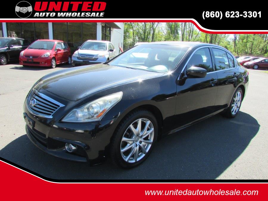 2011 INFINITI G37 Sedan 4dr x AWD, available for sale in East Windsor, Connecticut | United Auto Sales of E Windsor, Inc. East Windsor, Connecticut