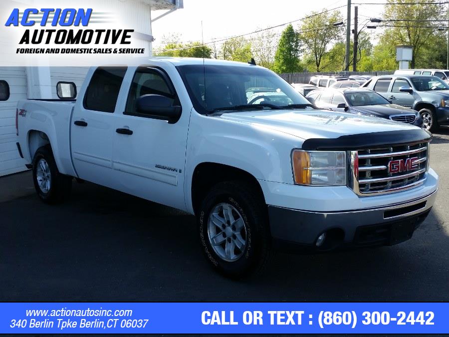 2009 GMC Sierra 1500 4WD Crew Cab 143.5" SLE, available for sale in Berlin, Connecticut | Action Automotive. Berlin, Connecticut 2009 GMC Sierra 1500 4WD Crew Cab 143.5" SLE, available for sale in Berlin, Connecticut | Action Automotive. Berlin, Connecticut