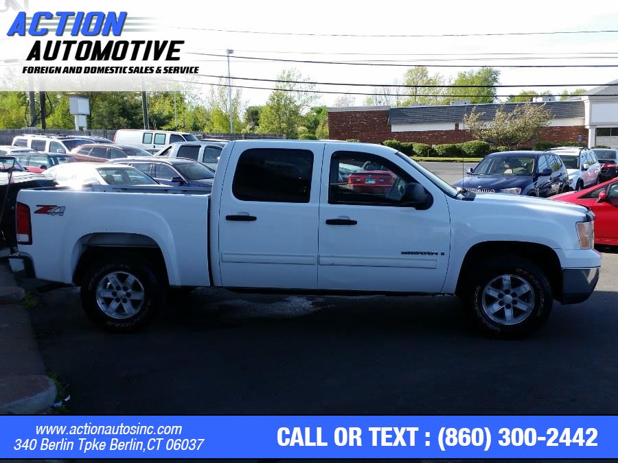 2009 GMC Sierra 1500 4WD Crew Cab 143.5" SLE, available for sale in Berlin, Connecticut | Action Automotive. Berlin, Connecticut 2009 GMC Sierra 1500 4WD Crew Cab 143.5" SLE, available for sale in Berlin, Connecticut | Action Automotive. Berlin, Connecticut