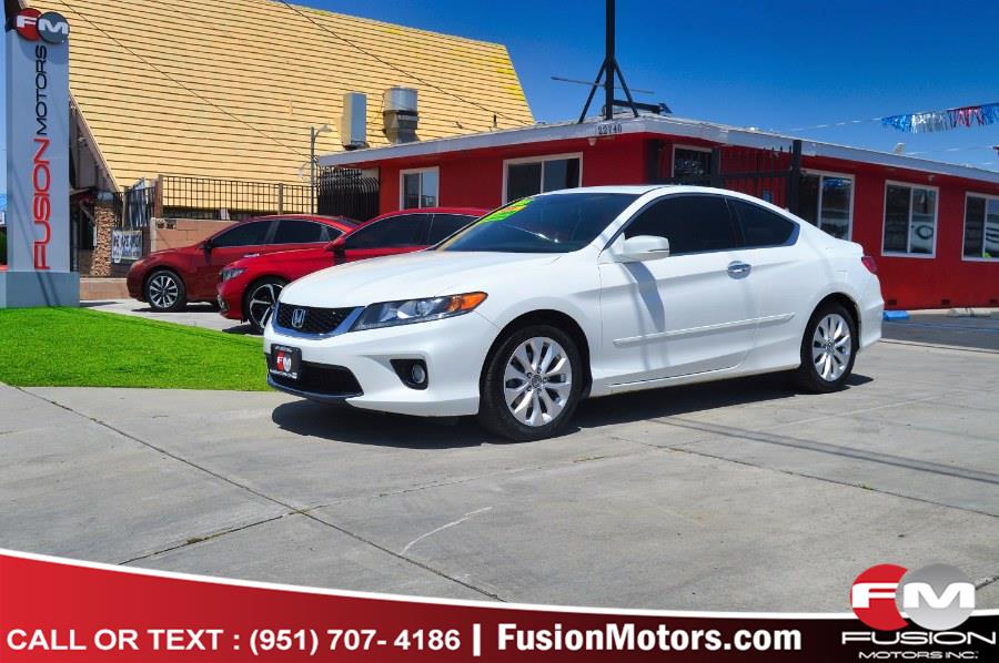 2015 Honda Accord Coupe 2dr I4 CVT EX-L, available for sale in Moreno Valley, California | Fusion Motors Inc. Moreno Valley, California