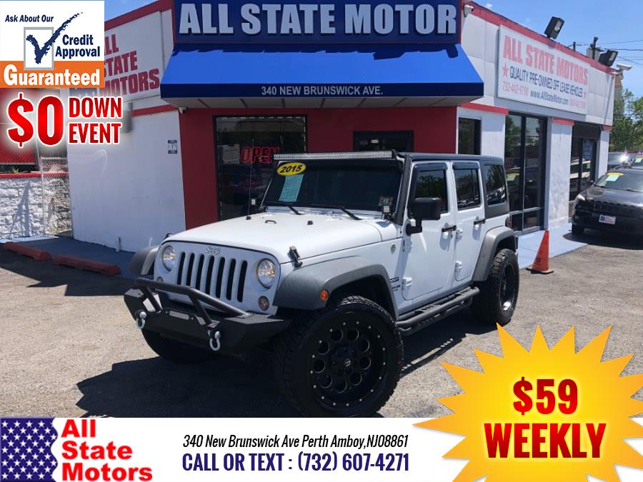 2015 Jeep Wrangler Unlimited 4WD 4dr Sport, available for sale in Perth Amboy, New Jersey | All State Motor Inc. Perth Amboy, New Jersey