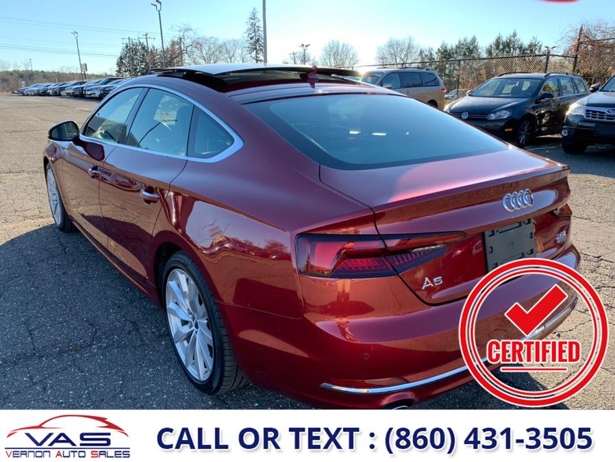 2018 Audi A5 Sportback 2.0 TFSI Premium Plus, available for sale in Manchester, Connecticut | Vernon Auto Sale & Service. Manchester, Connecticut 2018 Audi A5 Sportback 2.0 TFSI Premium Plus, available for sale in Manchester, Connecticut | Vernon Auto Sale & Service. Manchester, Connecticut