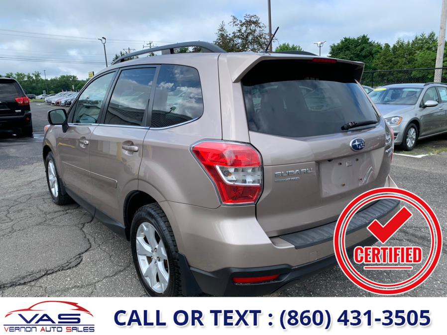 2015 Subaru Forester 4dr CVT 2.5i Limited PZEV, available for sale in Manchester, Connecticut | Vernon Auto Sale & Service. Manchester, Connecticut 2015 Subaru Forester 4dr CVT 2.5i Limited PZEV, available for sale in Manchester, Connecticut | Vernon Auto Sale & Service. Manchester, Connecticut