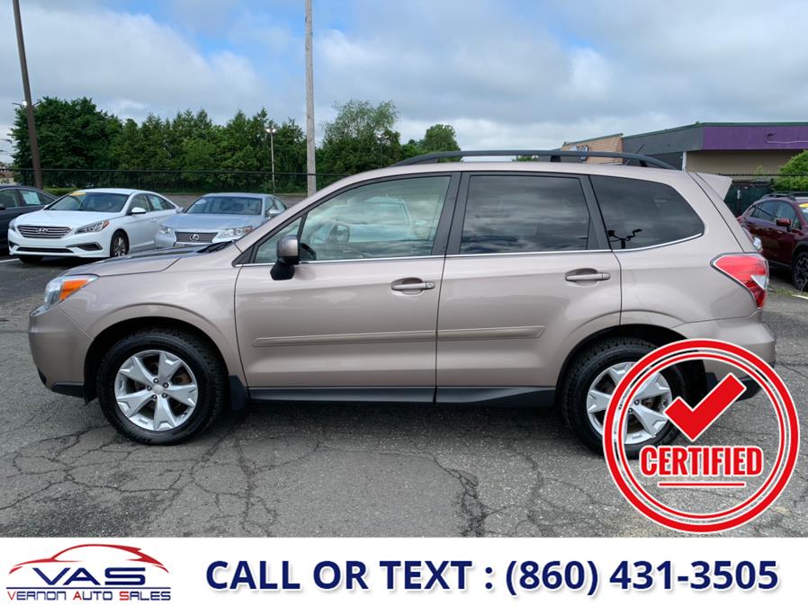 2015 Subaru Forester 4dr CVT 2.5i Limited PZEV, available for sale in Manchester, Connecticut | Vernon Auto Sale & Service. Manchester, Connecticut 2015 Subaru Forester 4dr CVT 2.5i Limited PZEV, available for sale in Manchester, Connecticut | Vernon Auto Sale & Service. Manchester, Connecticut
