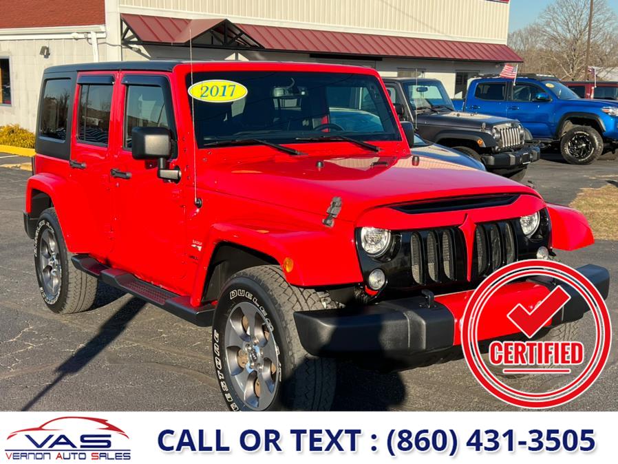 2017 Jeep Wrangler Unlimited Sahara 4x4, available for sale in Manchester, Connecticut | Vernon Auto Sale & Service. Manchester, Connecticut 2017 Jeep Wrangler Unlimited Sahara 4x4, available for sale in Manchester, Connecticut | Vernon Auto Sale & Service. Manchester, Connecticut